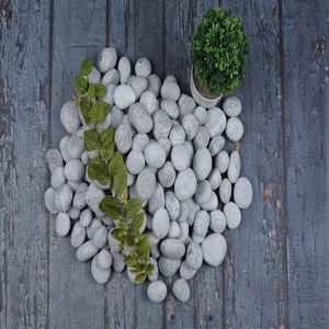 Galets de pierre naturelle écologiques Mystique Grey, style ferme, garantie à vie, marbre Ajmera pour l'aménagement paysager, décoration extérieure, amélioration - Product Image 2