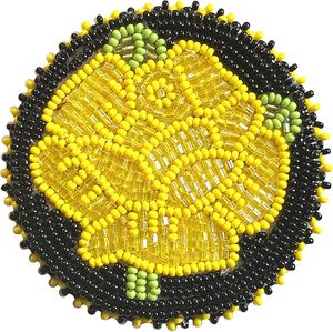 Seed Beads Beaded Embroidery Patches For <b>Fabric</b> Designs Attractive Seed Beads Embroidery Patches Apparel - Product Image 2