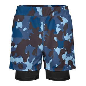 Pantalones cortos deportivos transpirables de cintura media para hombre, estilo sencillo de calle alta con bolsillos laterales, servicio OEM disponible - Product Image 1