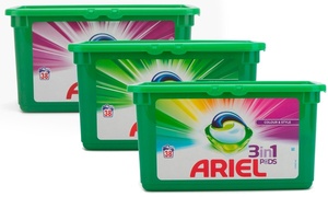 Cápsulas de Lavandería Quitamanchas, Abrillantador Ariel y Suavizante de Telas en una Práctica Cápsula - Product Image 6