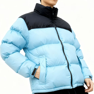 Lightweight <b>thermal</b> mens puffer jacket insulated <b>padded</b> fabric comfortable winter wear OEM ODM durable stitching cold resistant - Product Image 3