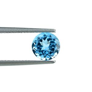 Alta calidad Natural para Topacio Azul suizo 3mm corte brillante piedras preciosas facetadas azules venta al por mayor joyería lote gemas Cuerpo a Cuerpo - Product Image 4