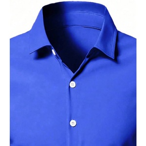 <b>Men's</b> <b>Long</b>-<b>Sleeved</b> <b>White</b> Button-Down Satin Dress <b>Shirt</b> Formal Business Professional Anti-Wrinkle Plus Size BD - Product Image 5