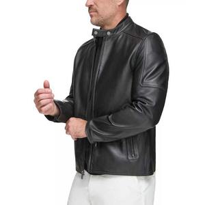 Chaqueta de Cuero PU Casual para Hombre, Precio al por Mayor, Alta Calidad, el Mejor Estilo, Chaqueta de Cuero Moderna para Hombre - Product Image 3
