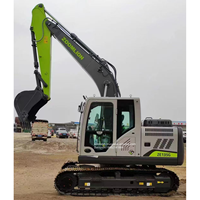 Excavatrice sur chenilles hydraulique Zoomlion ZE135G 13 tonnes avec moteur Cummins, pompe et composants d'engrenage, modèle 2022 à vendre