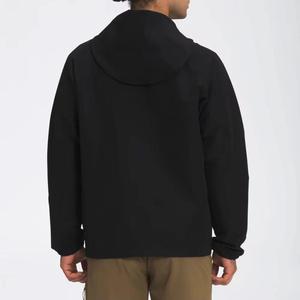 เสื้อแจ็คเก็ตกันลมผู้ชาย OEM คุณภาพสูง ผ้าซาตินปักลาย กันน้ำ แห้งเร็ว สไตล์สตรีทแวร์แบบมีฮู้ด สำหรับผู้ชาย รับผลิตตามแบบ - Product Image 3