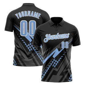 Polo de sport de golf personnalisé sublimé de haute qualité 60% coton polyester Polo pour homme Broderie Logo personnalisé Polo imprimé - Product Image 3