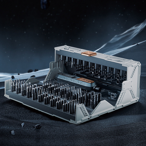 ชุดไขควงแม่เหล็กความแม่นยำสูง Masterproof 180 ชิ้น พร้อมหัวไขควงเหล็ก S2 สำหรับซ่อมอุปกรณ์อิเล็กทรอนิกส์ - Product Image 2