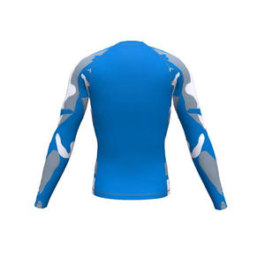 Venta al por mayor de alta fabricante Rash Guard para los hombres Personalice su propio logotipo Sublimado de manga completa Rash Guads - Product Image 4