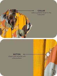 Camisa Hawaiana de verano flores Dtg corta transpirable ligera vacaciones playa camisa hombres personalizado impreso camisa hawaiana - Product Image 6