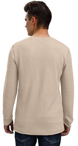 เสื้อเชิ้ตลำลองผ้าฝ้ายแขนสั้นผู้ชายสไตล์คลาสสิกมีกระดุมปิดสำหรับฤดูร้อนมีโลโก้ให้ทุกวัน - Product Image 5