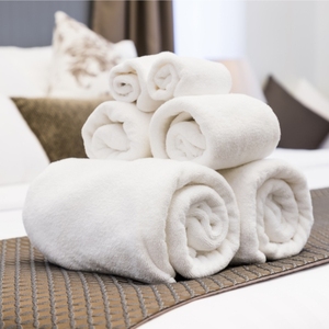 Serviette d'hôtel 100% coton tissée, écologique, séchage rapide, fabrication professionnelle en Inde, vente en gros, meilleure qualité - Product Image 3