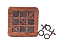 Juego de Mesa de Madera Zero Cross, Clásico Juego de Tres en Raya para Niños y Adultos - Product Image 5
