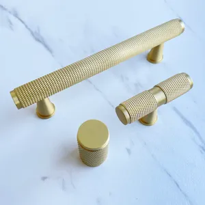 Solid Brass <b>Antique</b> Drawer Pulls and Knobs T-Bar Round Drawer Handles by MUGHALCRAFTS - Product Image 2