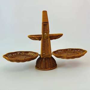 ตะกร้าสานพับได้สองชั้นสามชั้นสำหรับใส่ผลไม้ในครัวเรือน - Product Image 6