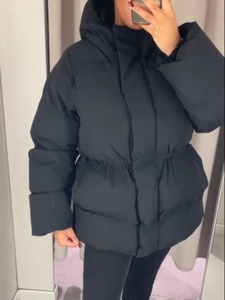 2025 nouvelles femmes coton rembourré veste hiver court à capuche en vrac coton manteau coréen femmes Parkas manteau solide vêtements d'extérieur femmes bouffant - Product Image 3