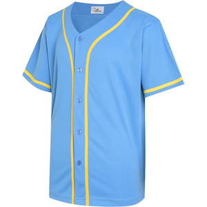 Dernière conception 2025 Maillot de baseball Vente en gros Mode vierge 100% Polyester Maillot de baseball pour hommes à bas prix Service OEM - Product Image 1
