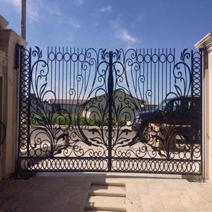 Vietnam supplier of custom wrought iron <b>gates</b> with modern and artistic styles suitable for villa main <b>gates</b> or decorative <b>fences</b> - Product Image 6