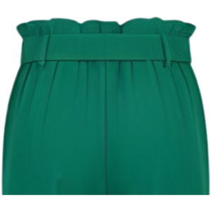 กางเกงขายาวผ้าแคนวาสทรงตรง ระบายอากาศ แห้งเร็ว ผูกเชือก ผ้าฝ้าย 100% สำหรับผู้หญิง สไตล์ลำลอง ธุรกิจ ทำงาน ออฟฟิศ ความยาวปานกลาง - Product Image 5