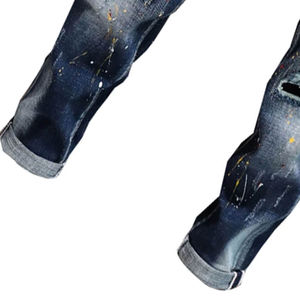 Jeans de mode de qualité supérieure pour hommes Jeans avec logo et design personnalisés pour tenue décontractée Prix raisonnable Service personnalisé OEM de haute qualité - Product Image 4