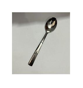 Cuchara de acero inoxidable de metal hecha a mano única con pieza única chapada en color negro brillante a un precio muy asequible - Product Image 2