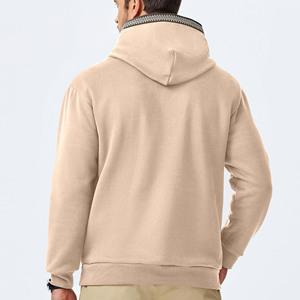 2025 Sudadera con capucha de lana de algodón 100% de peso pesado con logotipo personalizado para hombre, jersey de gran tamaño, sudadera Lisa teñida Puff XS 6XL - Product Image 3