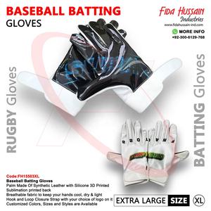 Gant de frappe de baseball imprimé dans le dos par sublimation Gants de sport en cuir synthétique Guantes de bateo de beisbol Gants de sport - Product Image 6