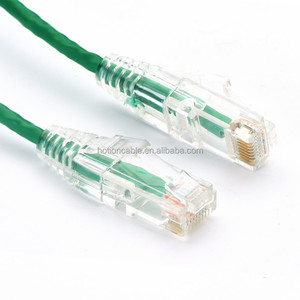 Hotion nhà máy OEM UTP cat6A vá dây 0.5M 1M 2M 3m đồng Ethernet/Mạng vá dây siêu mỏng mèo 6 vá dây cáp - Product Image 5