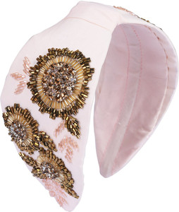 Flores bordadas a mano Accesorios para el cabello Diademas elegantes Fabricación Producción Diadema - Product Image 4