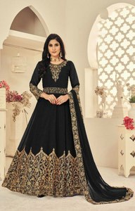 Exclusivo último hermoso trabajo manual 2024 Up Coming ropa festiva Georgette Salwar Kameez para ropa de mujer bonita y sexy - Product Image 4