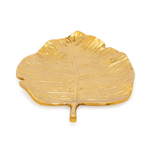 Luxury Gold Leaf Accented <b>Platter</b> Perfect for Hosting or Home Decor Handmade Gold Leaf <b>Platter</b> - Product Image 3
