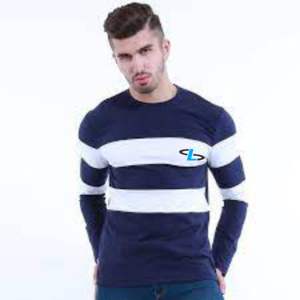 Camiseta de algodón orgánico 100% lavada con ácido para hombre, ajuste holgado 300 GSM, logotipo personalizado, camisetas de longitud corta Boxy Fit - Product Image 1