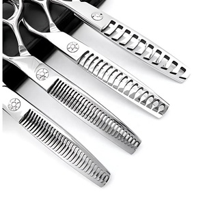 กรรไกรซอยผมสแตนเลสสำหรับช่างตัดผมมืออาชีพ พร้อมสกรูปรับระดับ สำหรับจัดแต่งทรงผม - Product Image 1