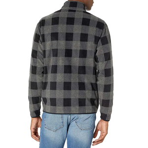 Chaqueta de concha blanda de talla grande para Otoño e Invierno para hombre, forro polar de manga larga con cuello levantado, etiqueta de logotipo personalizable, grosor fino - Product Image 5