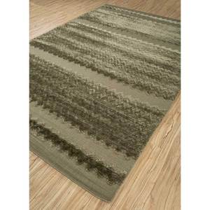 Tapis en soie de bambou tissé à la main vert classique à rayures en viscose pour la maison, tapis rectangulaire pour salon et couloir HBS-03 - Product Image 2