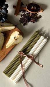 Bougies fines côniques côtelées en métal sur mesure, élégantes, pour la décoration de la maison, des événements festifs, des hôtels, des restaurants et des tables de mariage, vente en gros - Product Image 4