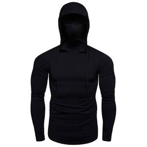เสื้อฮู้ดคลุมหน้าสำหรับผู้ชาย, เสื้อฮู้ดแฟชั่นมีฮู้ดคลุมเต็มหน้าสำหรับผู้ชาย - Product Image 4