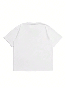 Camiseta Personalizada para Hombre con Estampado de Estrellas, 100% Algodón Jersey, Secado Rápido, Transpirable, Estilo Urbano, Colores Sólidos, Ropa Casual - Product Image 3