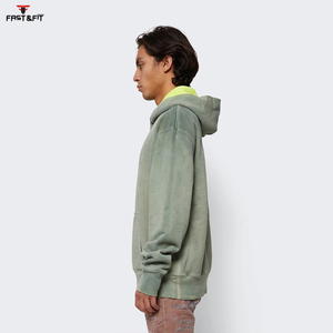 เสื้อฮู้ดผู้ชายแบบปักลายซักกรดเสื้อมีฮู้ดสำหรับผู้ชายเสื้อมีฮู้ดออกแบบโลโก้ได้ตามต้องการ - Product Image 2