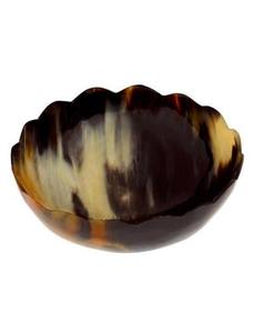 Bol en corne de buffle de style animal élégant, portable, fait à la main, provenant de sources durables, artisanat naturel pour la cuisine, l'accent de la maison, artisan - Product Image 4