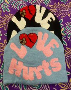 Multi Color personalizado lazos Y2k adulto 100% acrílico tejido gorros para viajes y playa al por mayor - Product Image 2