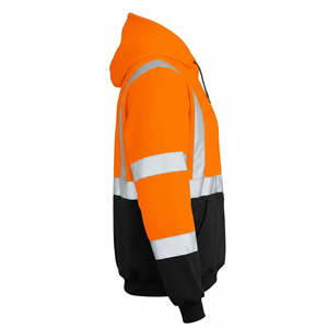 Sudadera de Seguridad Reflectante de Alta Calidad para Hombre, Sudadera de Forro Polar Reflectante de Alta Visibilidad, Servicio OEM - Product Image 4