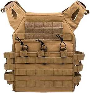 Gilet tactique de style outdoor, léger, en matériau PC, respirant, avec des poches fonctionnelles, pour un usage unisexe, randonnée, camping, événements - Product Image 1