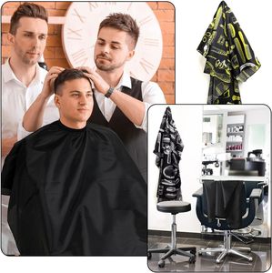 Hair <b>Dressing</b> Cape Saloon Capes BARBER Hair CAPES WITH CUSTOM DESIGN 100% POLYESTER in WATER PROOF and WATER RESISTANT - Product Image 5