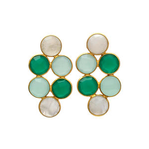 New Arrival <b>Long</b> Tassels <b>Earrings</b> Unique Colours Gemstone <b>Earrings</b> Classic Design <b>Earrings</b> by Gemstone - Product Image 1