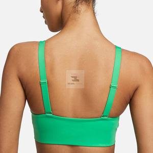 Soutien-gorge de sport respirant et personnalisable, haut de yoga extensible avec couleur et logo - Product Image 2