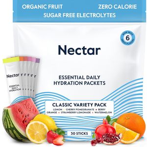 Sobres de Néctar para Hidratación - Sobres de Electrolitos en Polvo - Sin Azúcar y 0 Calorías (Paquete Variado de 30) - Product Image 2