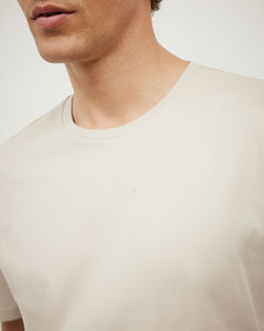 เสื้อยืดผ้าฝ้าย100% ระบายอากาศได้ดีขนาดใหญ่พิเศษสำหรับผู้ชายใหม่หรูหราทันสมัยพร้อมการปักโลโก้และการพิมพ์ดิจิตอล - Product Image 5