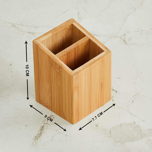 Portalápices de Madera de Diseño Moderno, Ecológico y Ajustable, Decoración de Escritorio a Bajo Precio, Portaplumas de Bambú para Bolígrafos y Lápices - Product Image 5