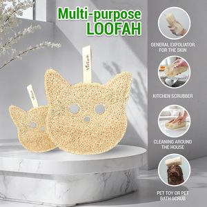 <b>Natural</b> Loofah Dish Scrubber Eco Friendly Kitchen <b>Sponge</b> For Pots Pans cleans Kitchen Dishwashers Hot Sell - Product Image 2